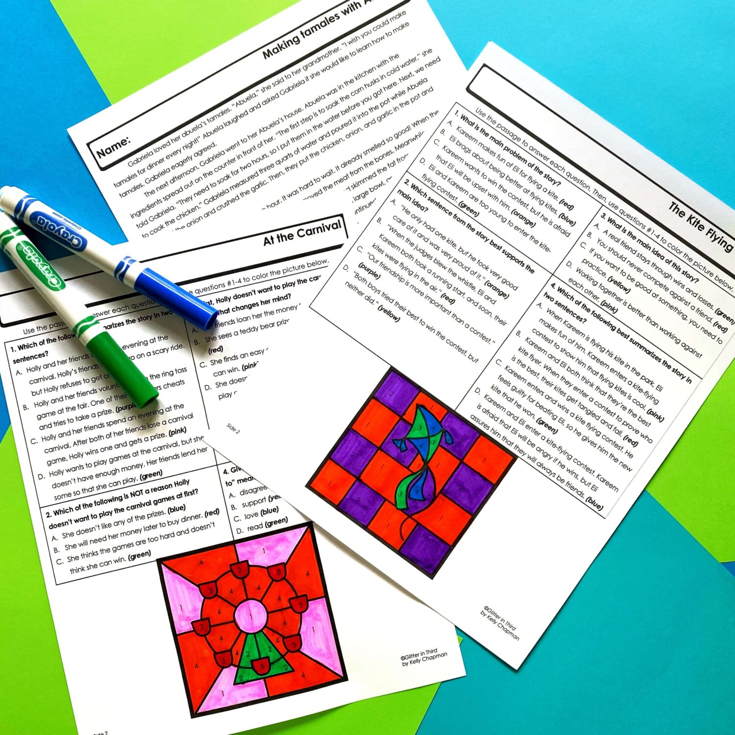 summer reading comprehension 5th