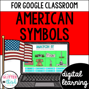 American Symbols Activities for Google Classroom Digital Resources