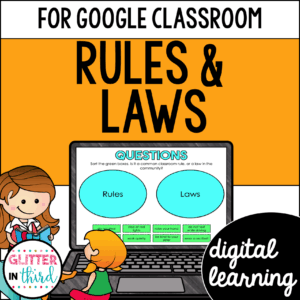 Rules & Laws Activities for Google Classroom Digital Resources