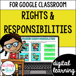 Rights and Responsibilities of Citizens Activities for Google Classroom Digital Resources