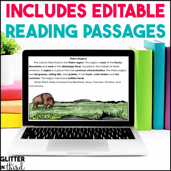 Plains Tribes Activities for Google Classroom Digital Resources