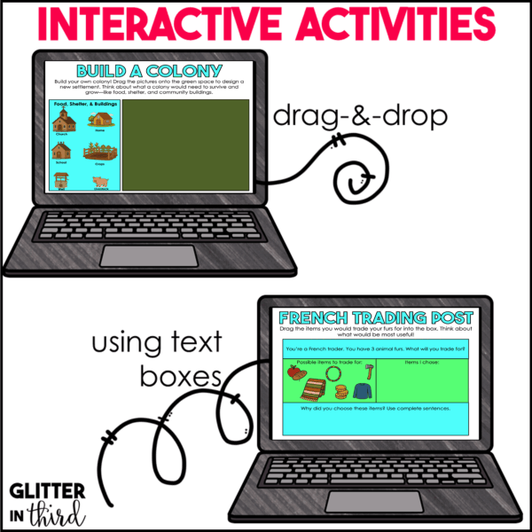 2nd Grade European Explorers Activities for Google Classroom Digital Resources
