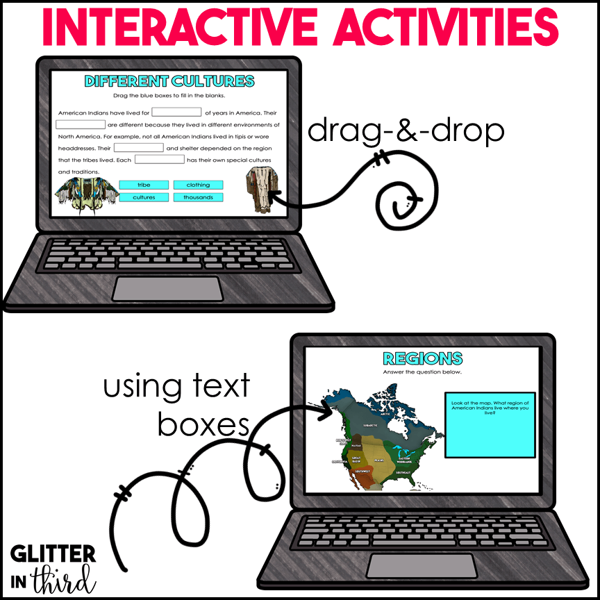 Intro to Native Americans Activities for Google Classroom Digital Resources
