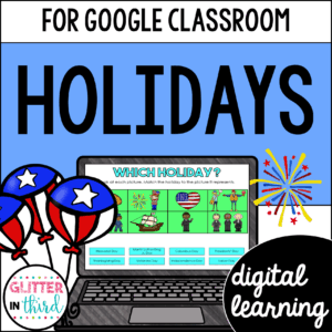 American Holidays Activities for Google Classroom Digital Resources