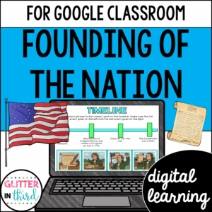 Founding of the Nation Activities for 2nd Grade Colonies, Great Britain & Declaration of Independence