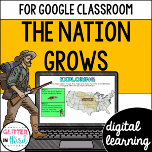 Louisiana Purchase, U.S. Capital & National Parks Google Slides Activities for 2nd Grade