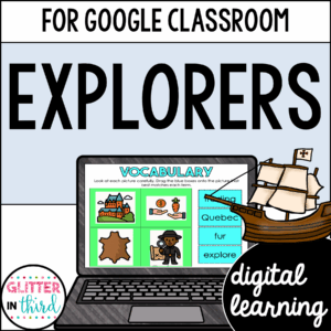2nd Grade European Explorers Activities for Google Classroom Digital Resources