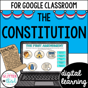 3rd grade Constitution activities Activities for Google Classroom Digital Resources