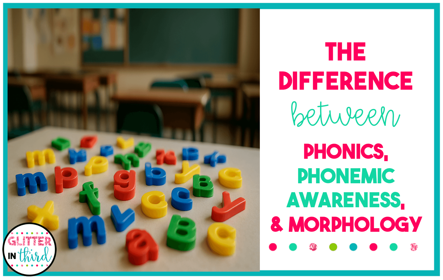 difference phonics phonemic awareness morphology