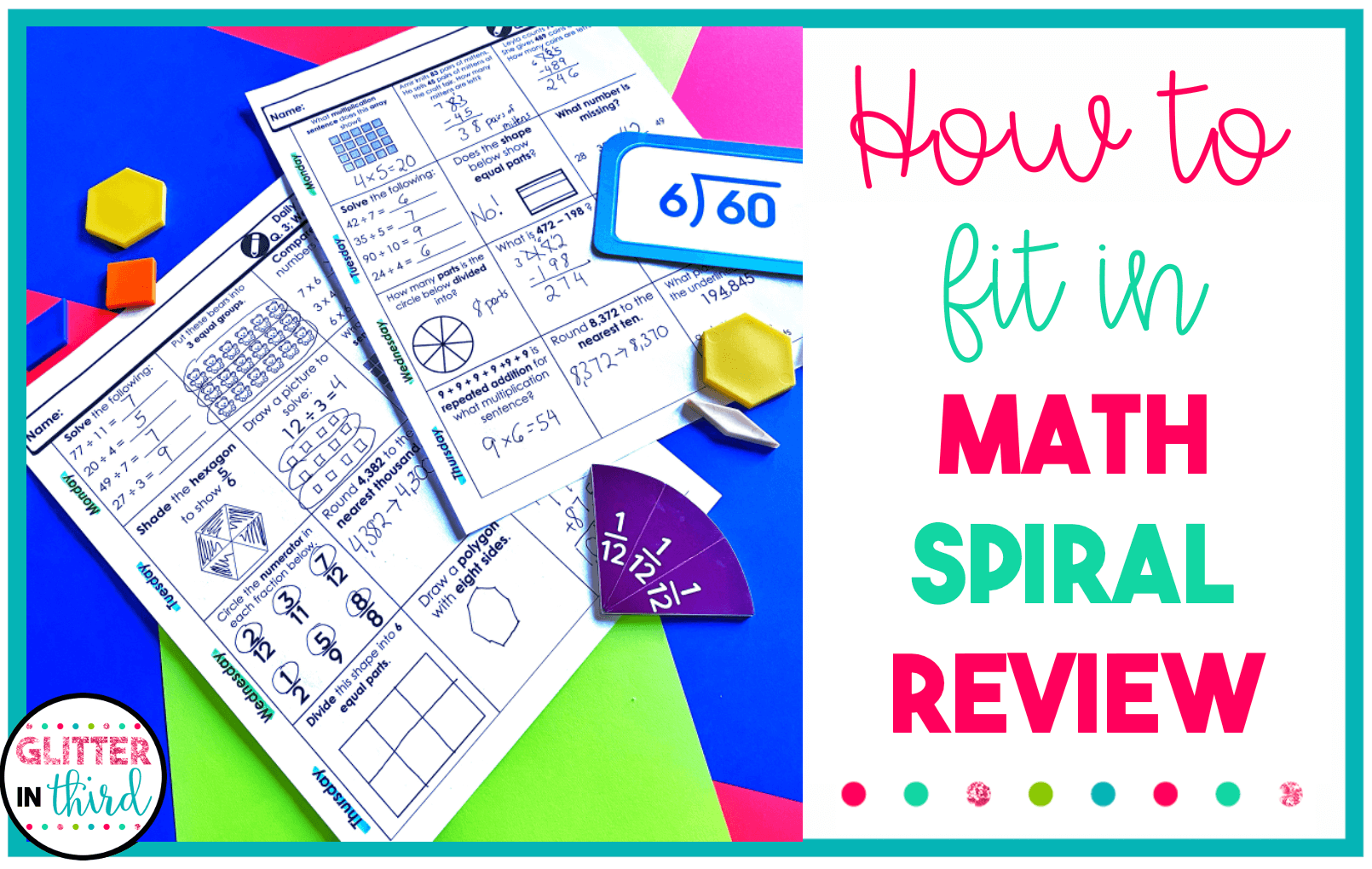 math daily spiral review 3rd