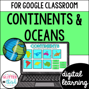 continents ocean activities