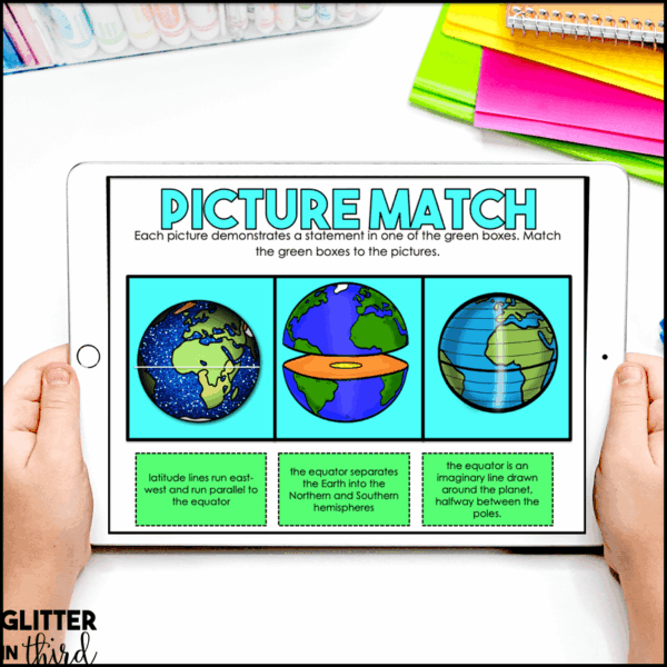 Equators & Prime Meridian Activities for Google Classroom Digital Resources