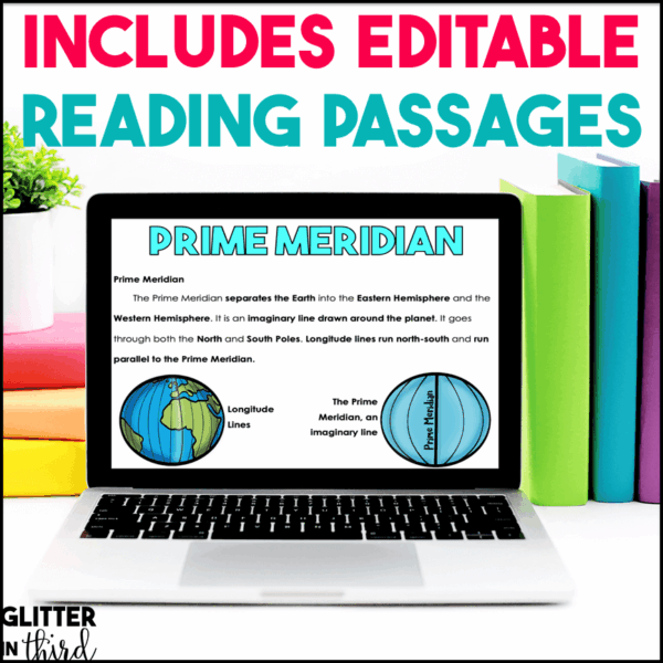 Equators & Prime Meridian Activities for Google Classroom Digital Resources