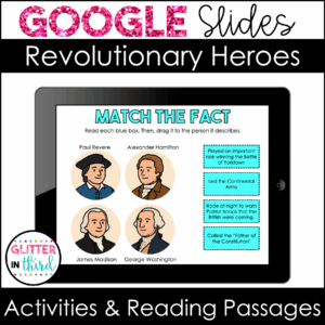 2nd grade social studies revolutionary heroes