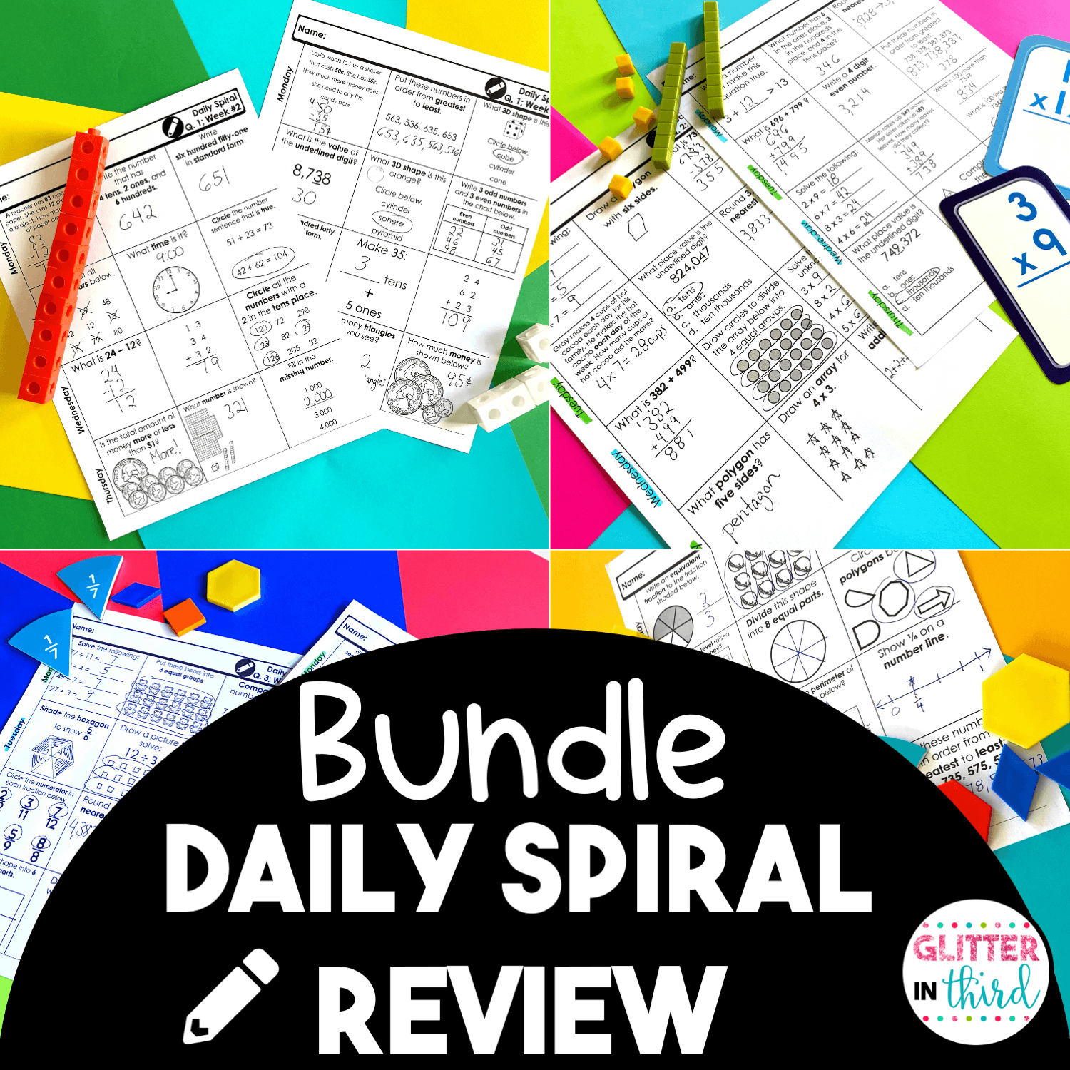 math daily spiral review