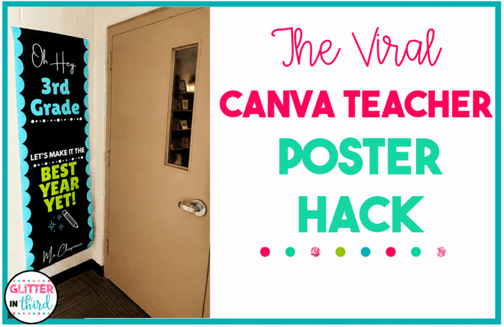 viral canva teacher poster walgreens hack back to school