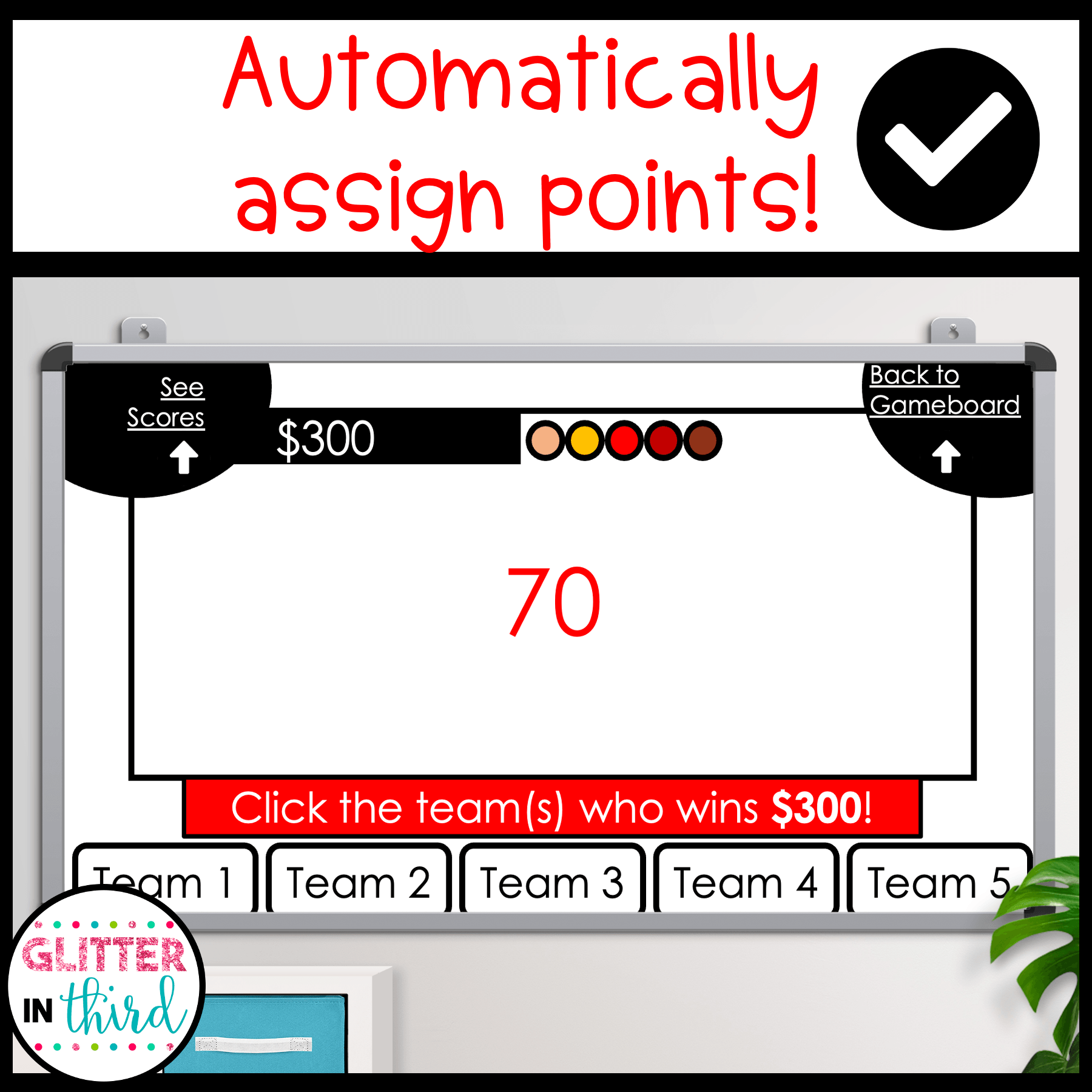 fall place value rounding jeopardy game