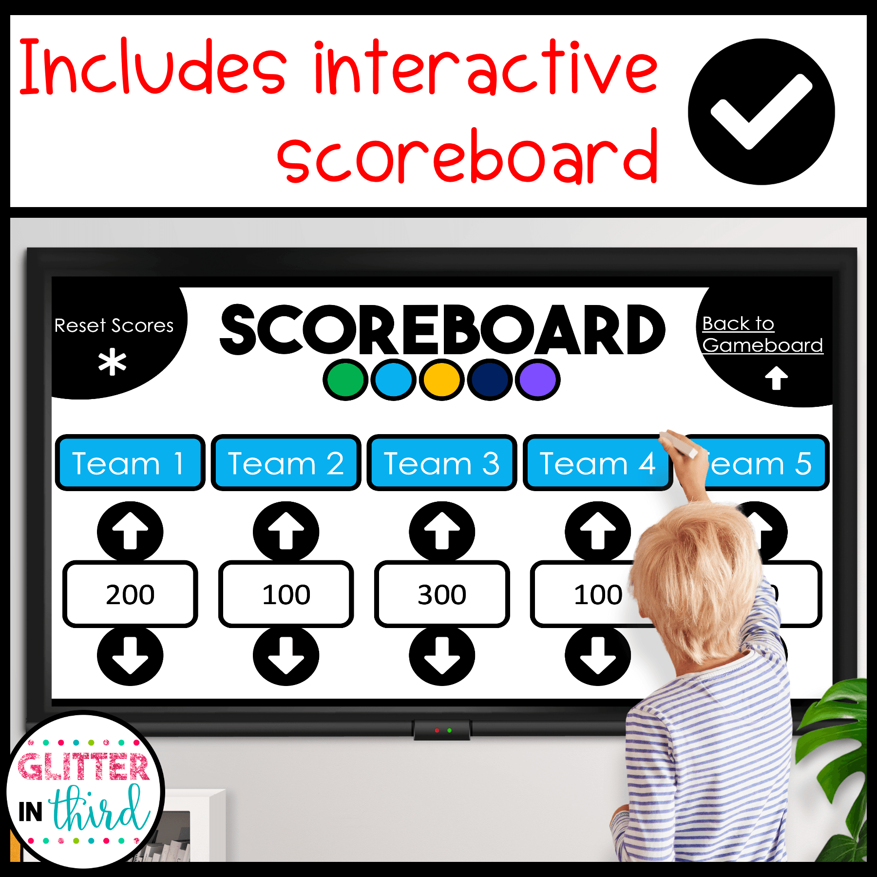 fall place value rounding jeopardy game