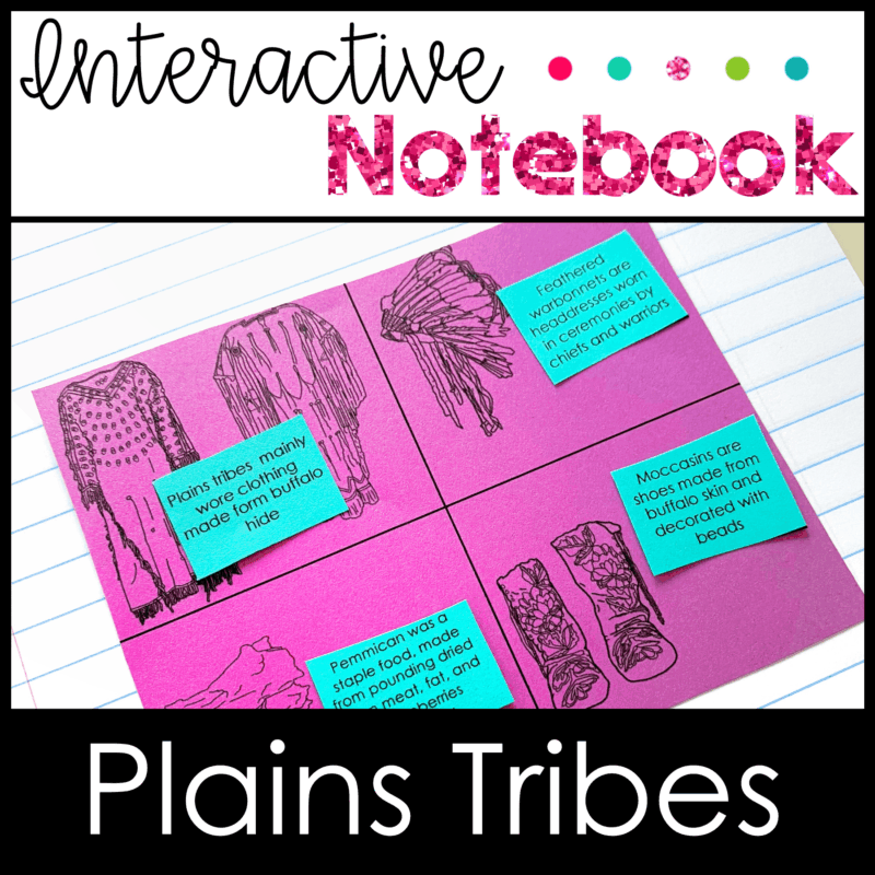 Great Plains Native American activities for 2nd grade