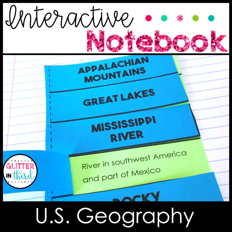 U.S. geography and map skills activities for 2nd grade